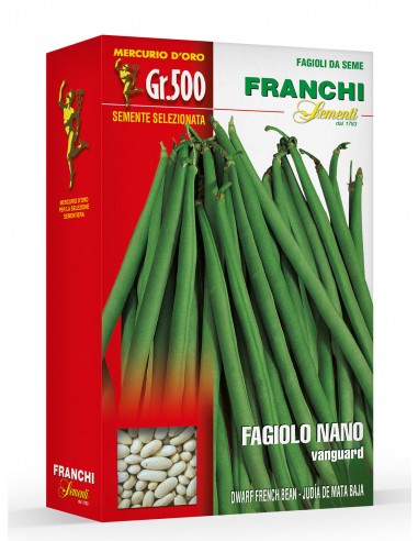 Semi di Fagiolo Nano Vanguard 500 gr