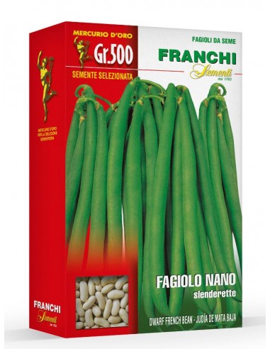 Semi di Fagiolo Nano Slenderette 500 gr