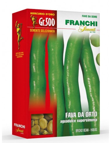 Semi di Fava da Orto Aguadulce Supersimonia 500 gr