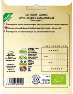 Semi di zucchino bianca goriziana BIO 3g 2