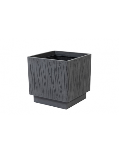 Vaso Quadro Naturalia 40 Grigio Ardesia