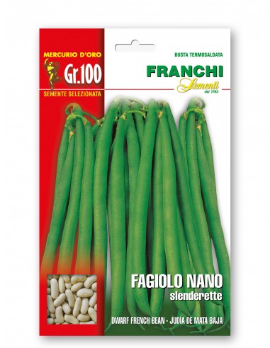 Semi di Fagiolo Nano Slenderette 100 gr