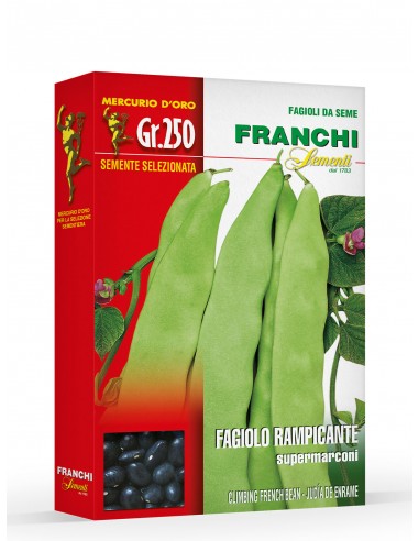 Semi di Fagiolo Rampicante Supermarconi 250 gr