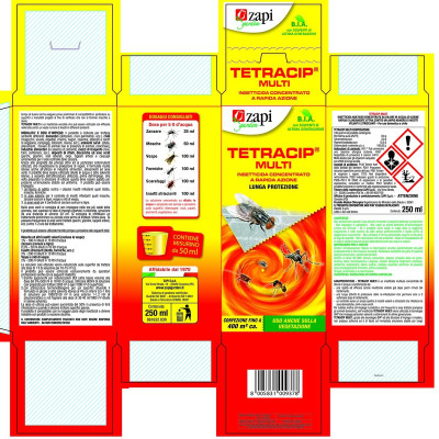 TETRACIP MULTI INSETTICIDA CONCENTRATO 250 ML