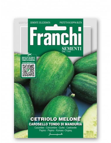 Semi di Cetriolo Melone Carosello Tondo di Manduria