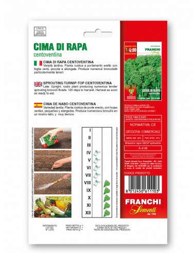 Semi di Cima Di Rapa Centoventina
