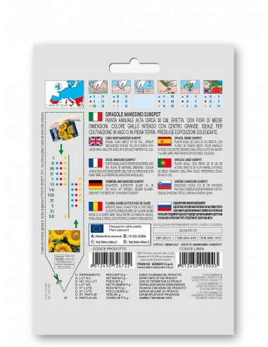 Semi di Girasole Nanissimo Sunspot