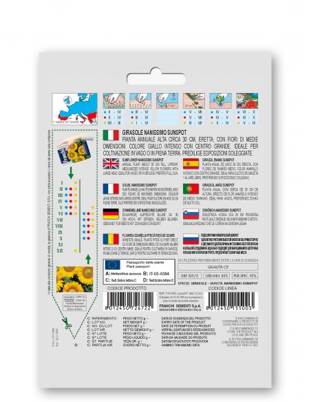 Semi di Girasole Nanissimo Sunspot