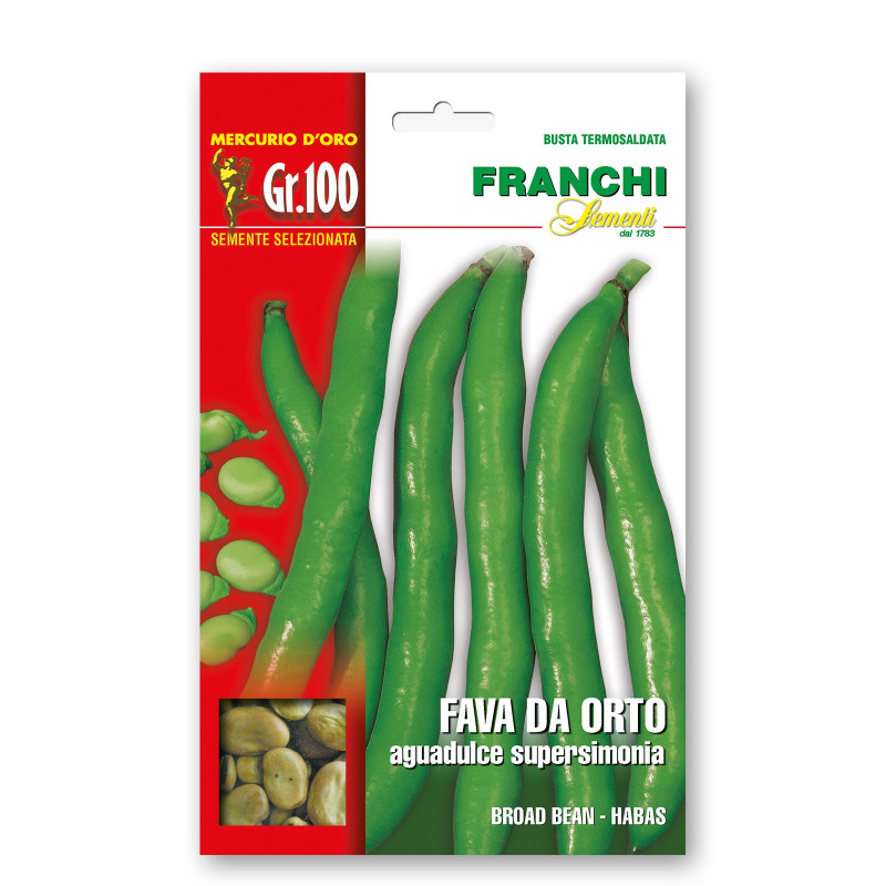 Semi di Fava da Orto Aguadulce Supersimonia da 100g