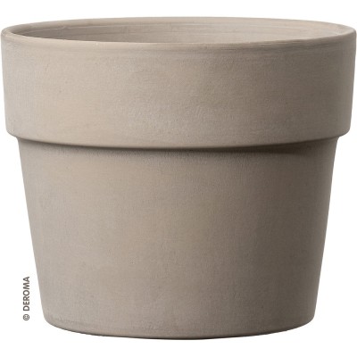 Cachepot Perfetto Grafite Ø11 in Terracotta Deroma | Il Punto Verde Shop
